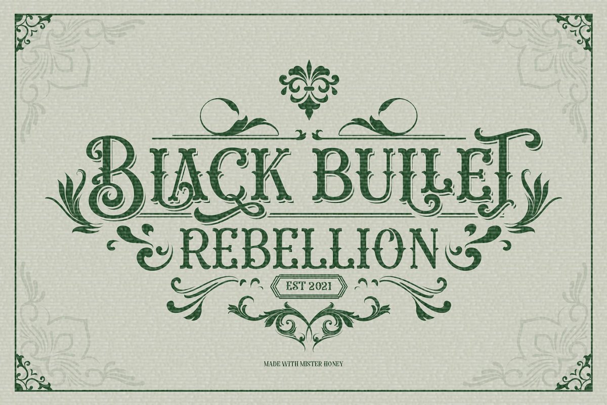 Mister Honey Typeface Font