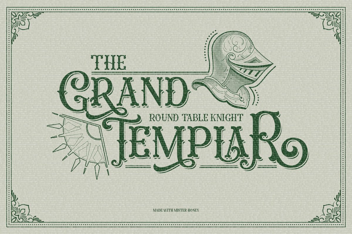 Mister Honey Typeface Font