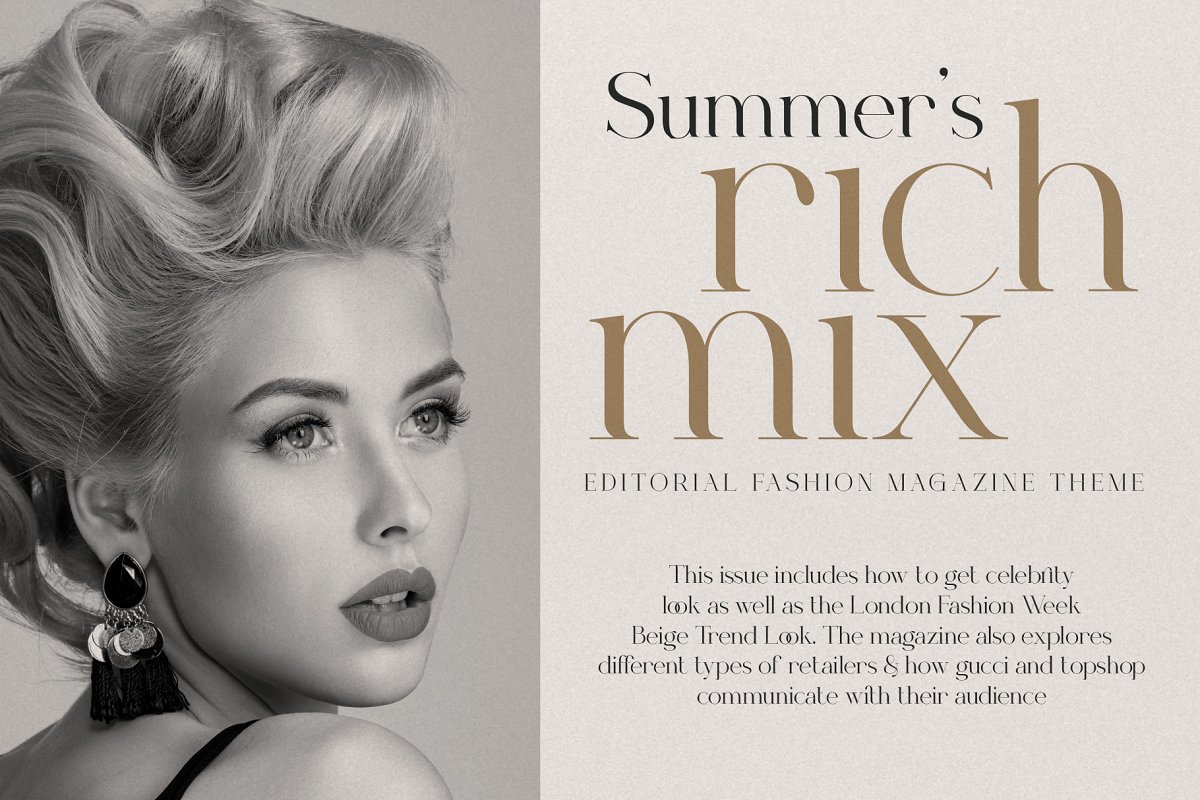 Mocktaile Modern Luxury Typeface Font