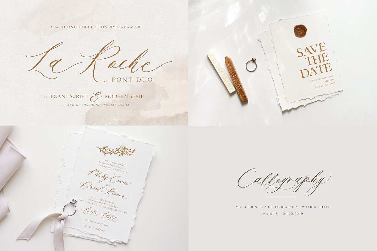 Modern Calligraphy Bundle Font