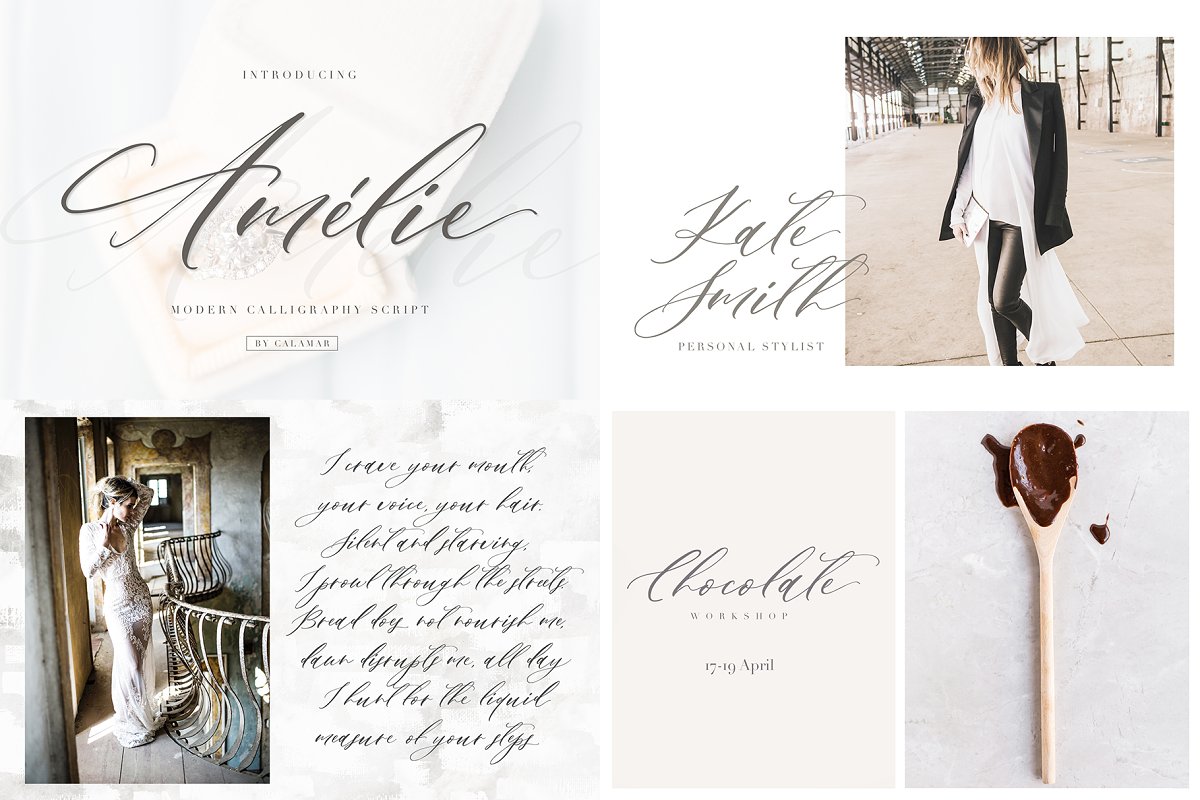 Modern Calligraphy Bundle Font