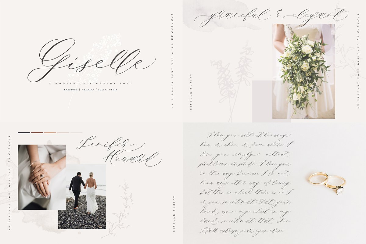 Modern Calligraphy Bundle Font