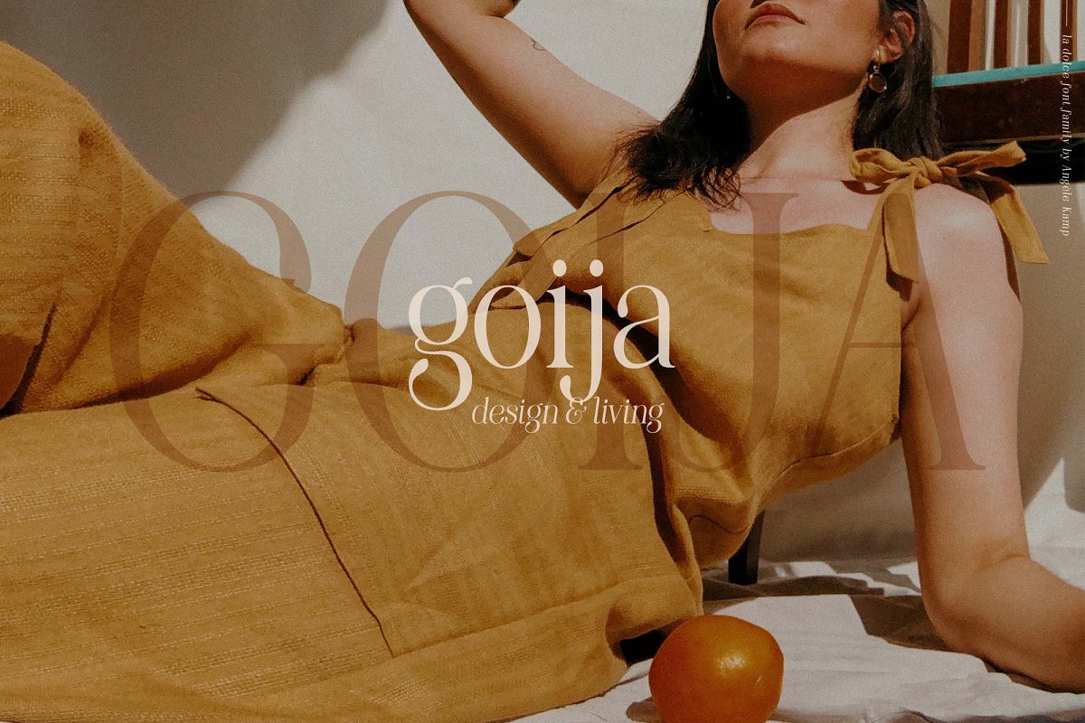 Modern serif font family La Dolce Free Download