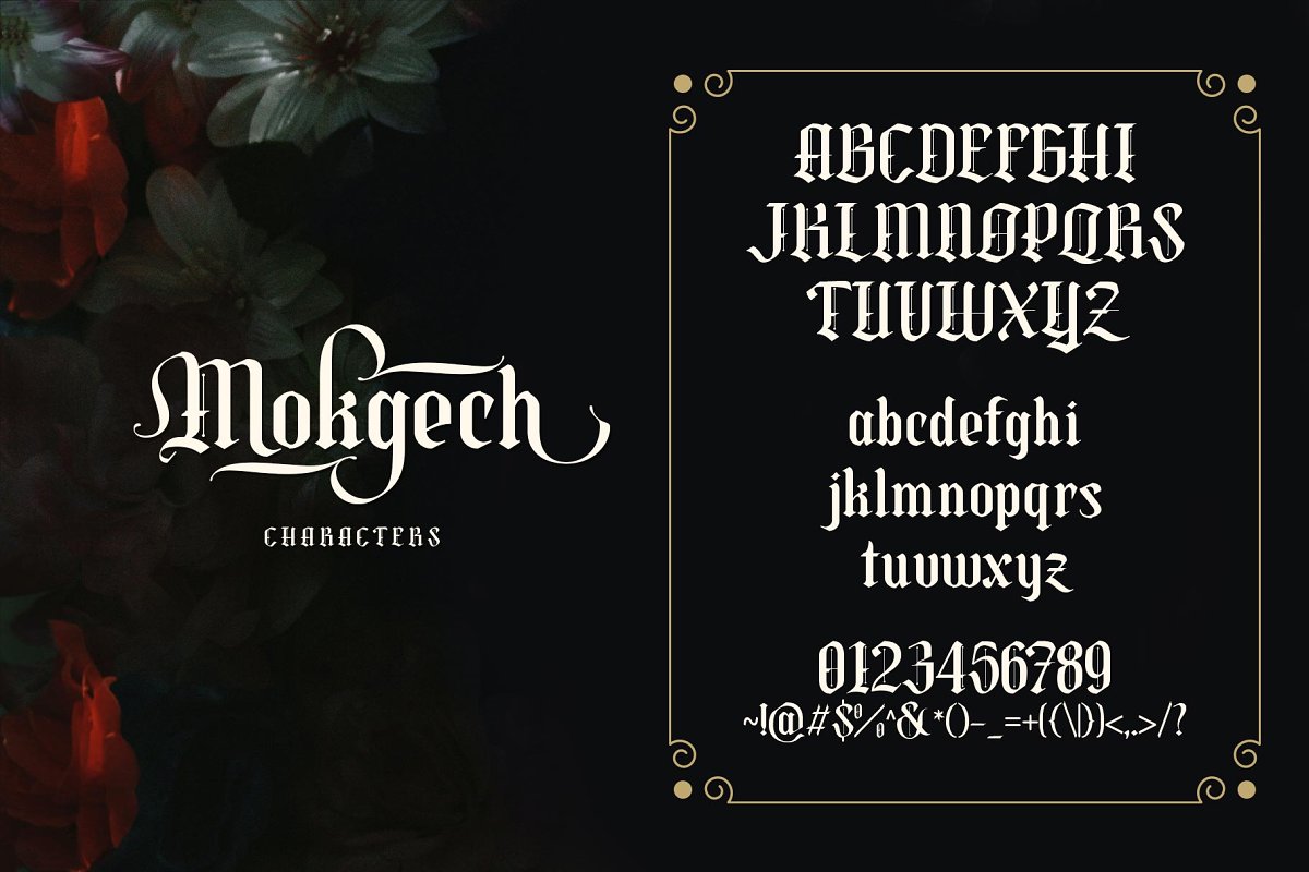 Mokgech Typeface Font