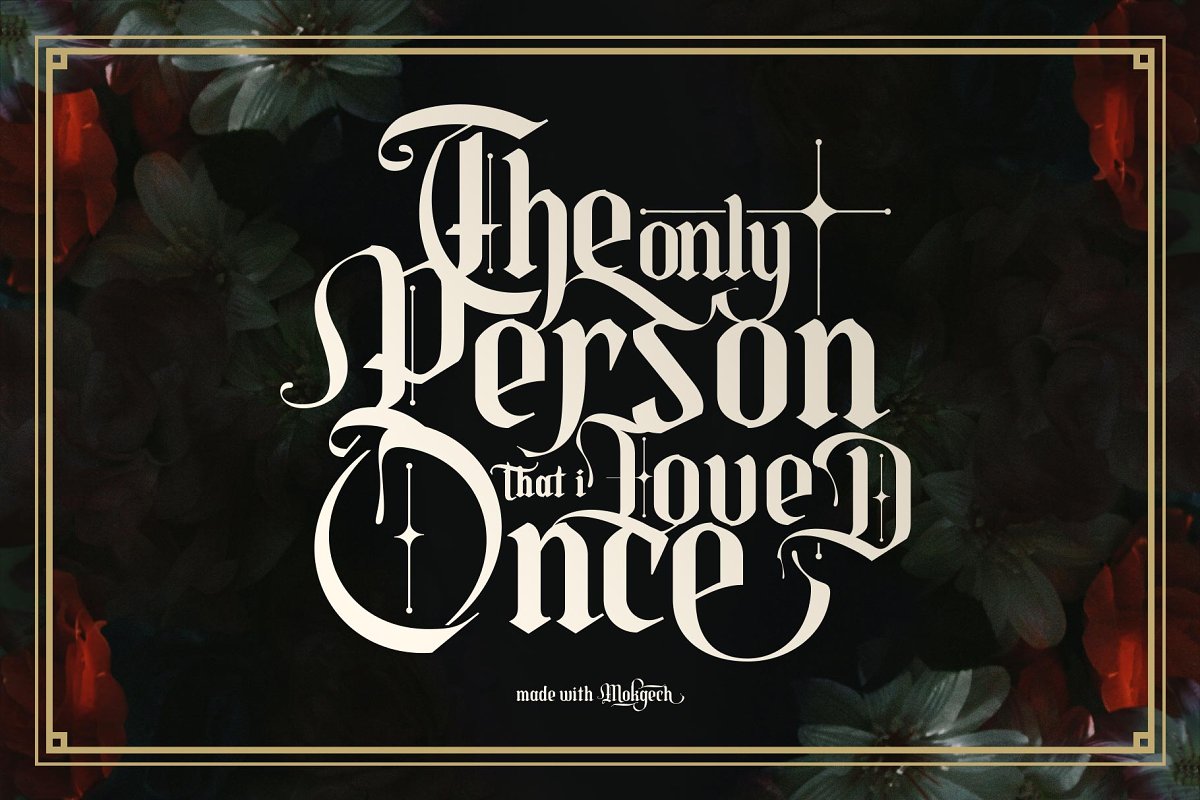 Mokgech Typeface Font