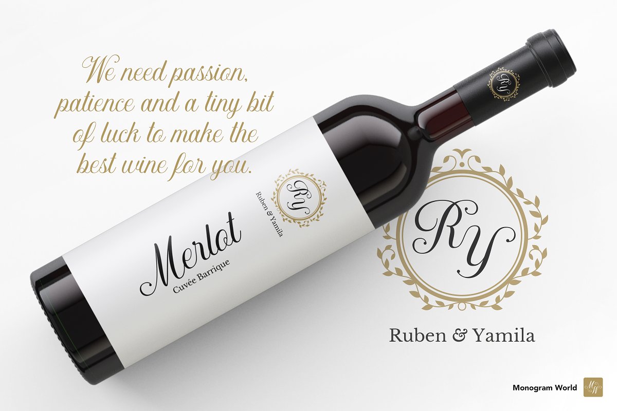 Monogramica   Unique Monogram Font Free Download