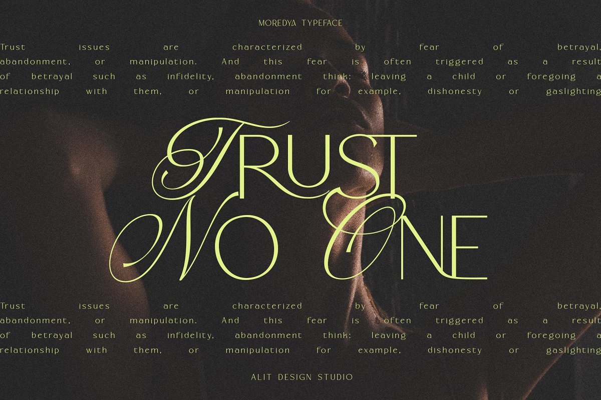 Moredya Typeface Font