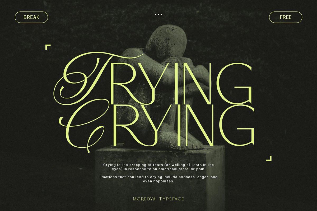 Moredya Typeface Font