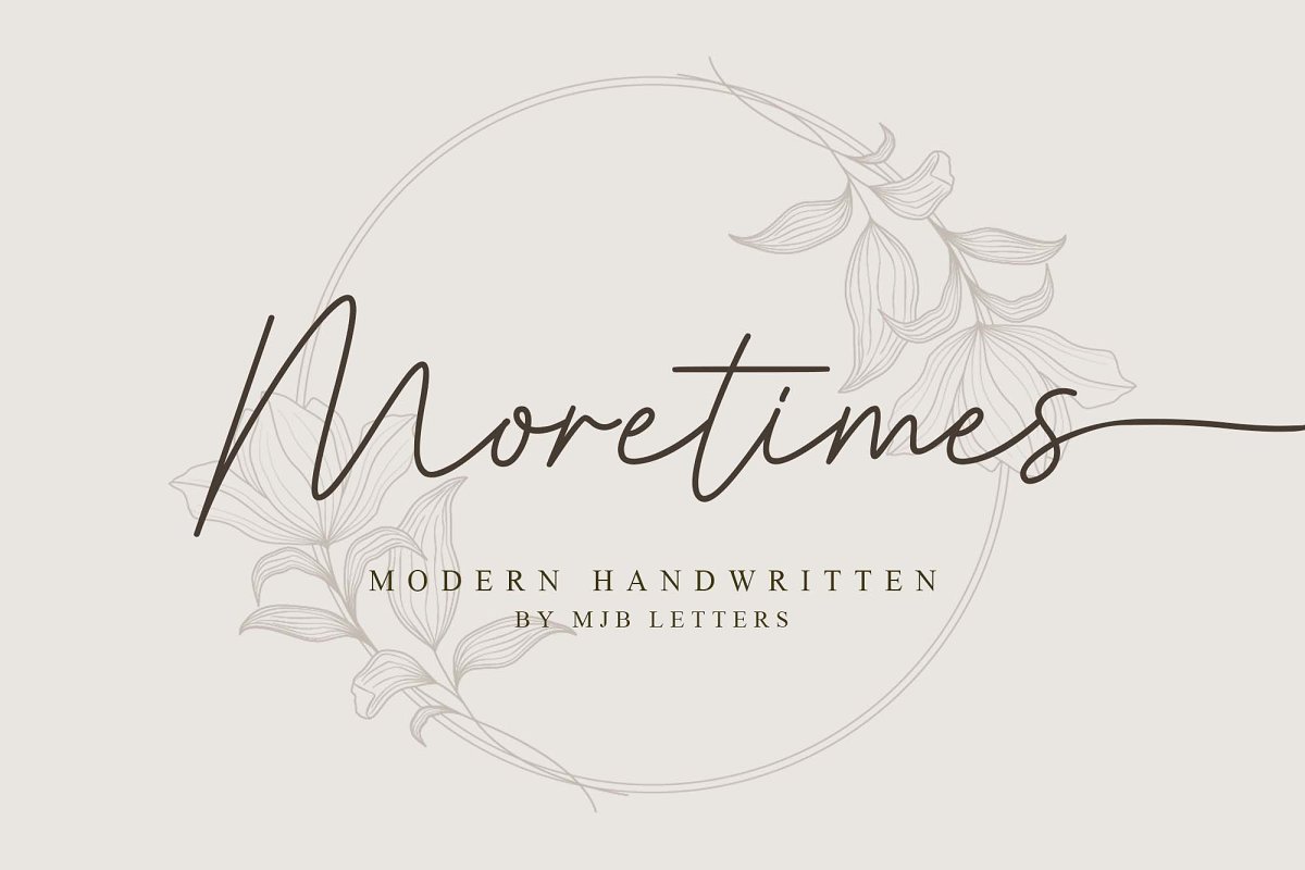 Moretimes Script Font