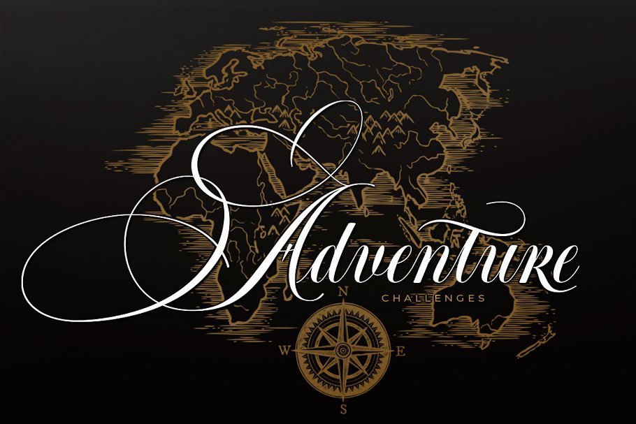 Moritza Script With Ornament Font