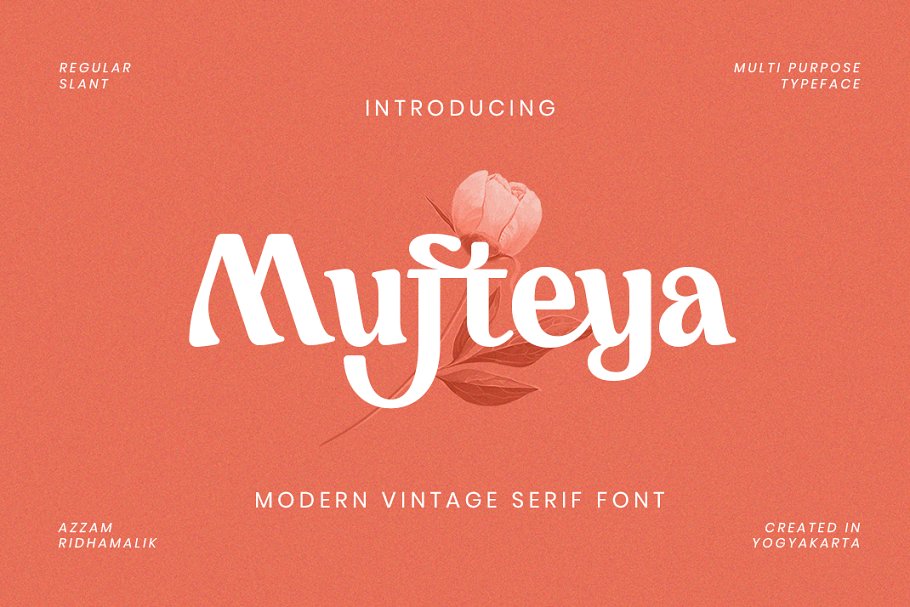 Mufteya Retro Serif Font