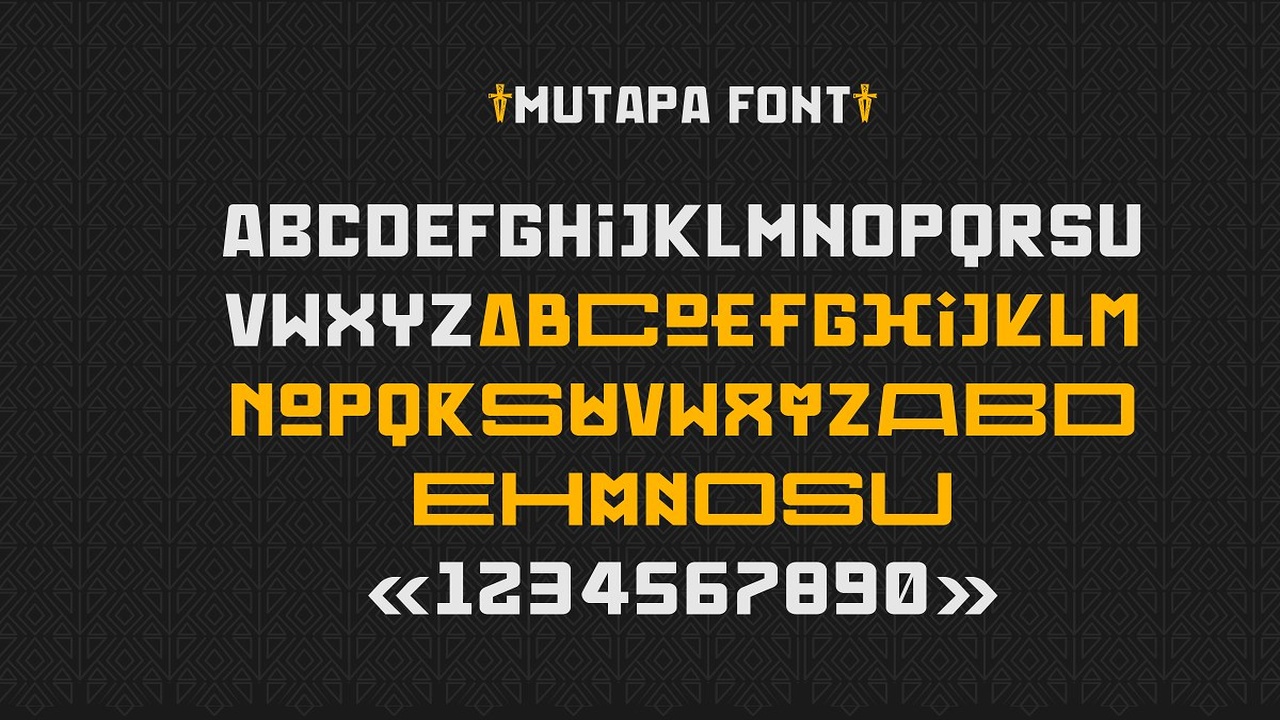 Mutapa and Patterns Extra Font