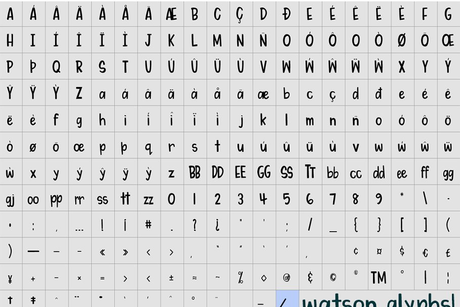 My Dear Watson Font