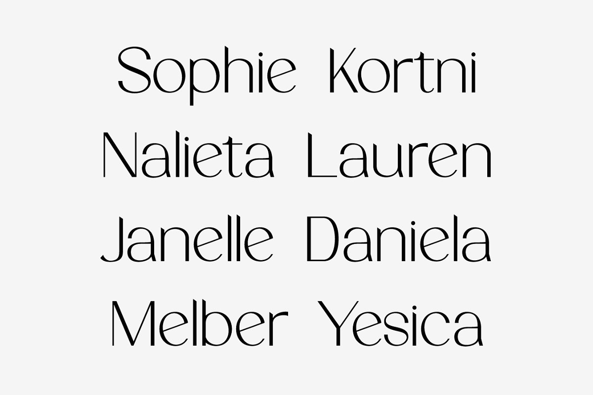 Nalieta   Clean Display Sans Font Free Download