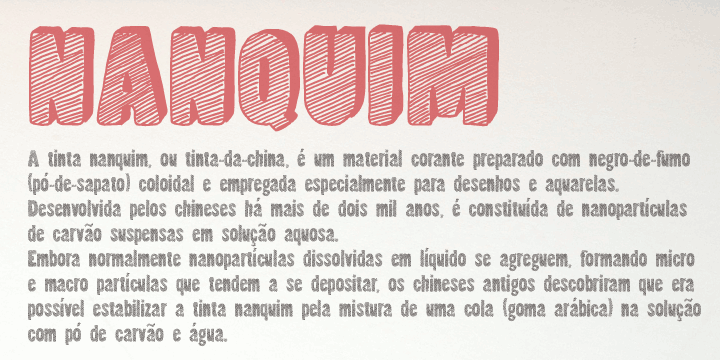 Nanquim Font