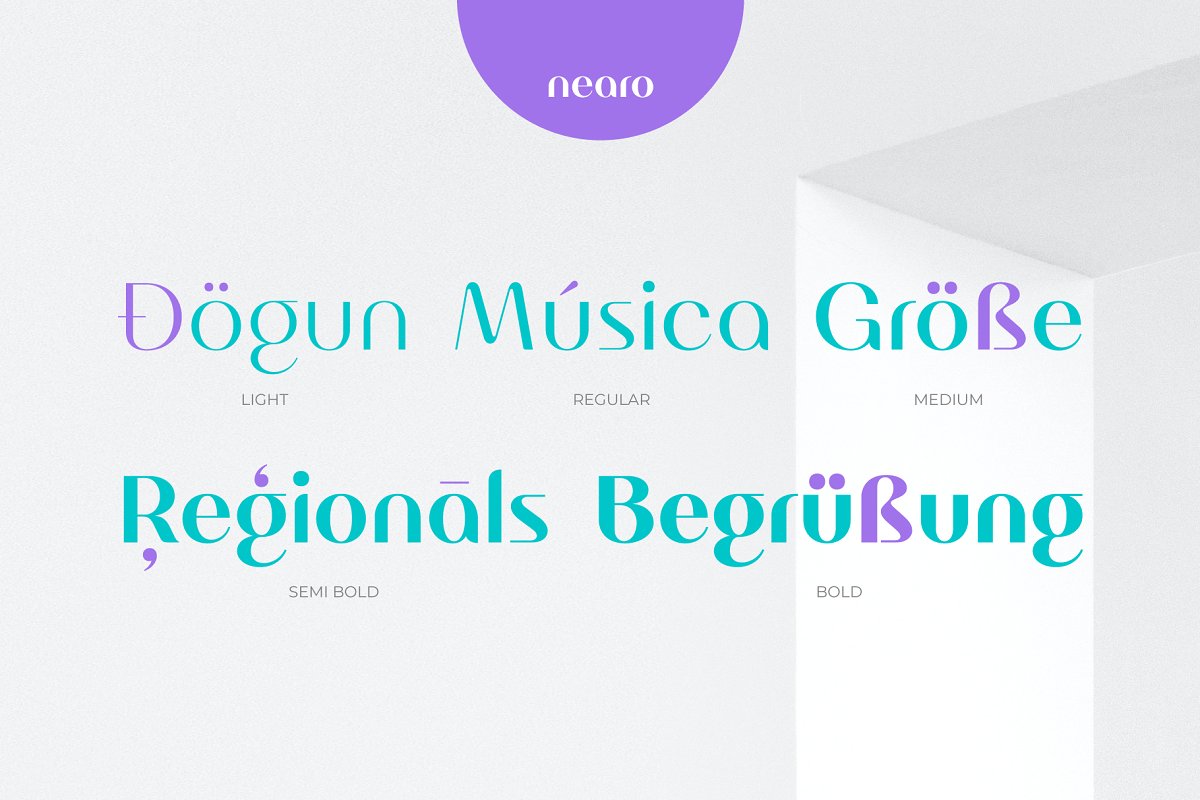 Nearo Font Family Free Download