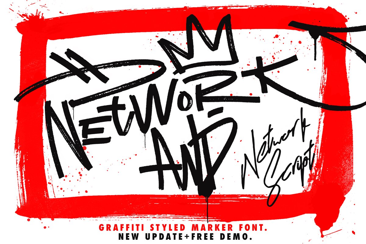 Network and Extras Updated Font