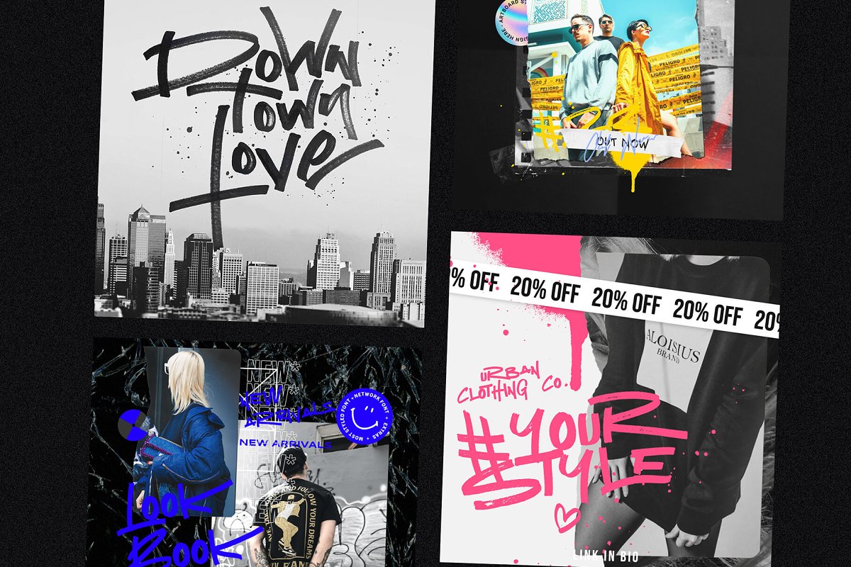 Network and Extras Updated Font