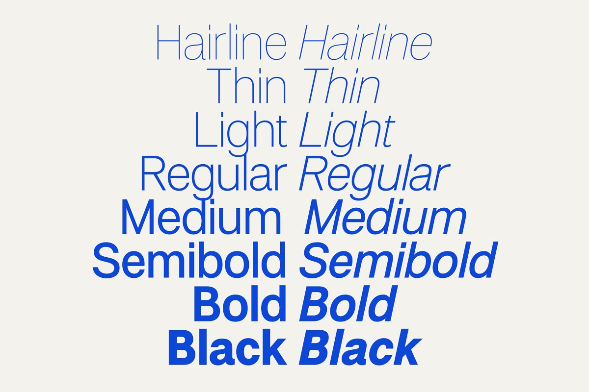 Neue Swiss | 8 Weight Swiss Sans Font Free Download