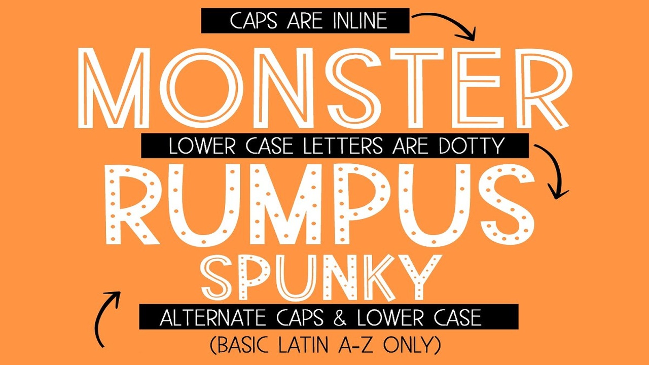 New Monster Rumpus Font