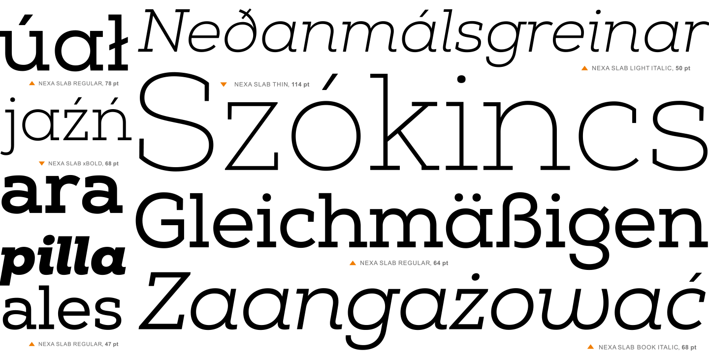 Nexa Slab Font