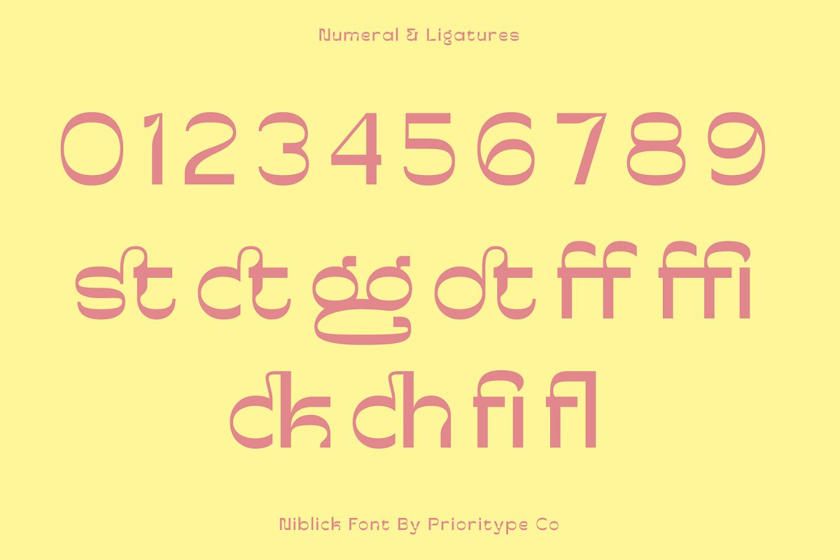 Niblick Display Font