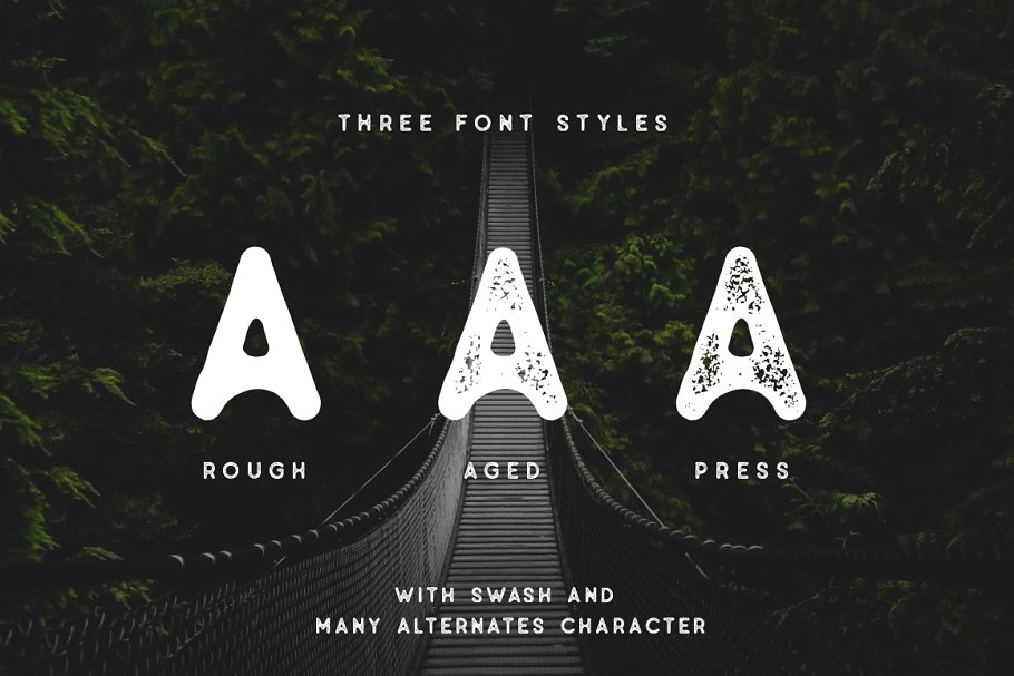 Old Pines Vintage Type Font