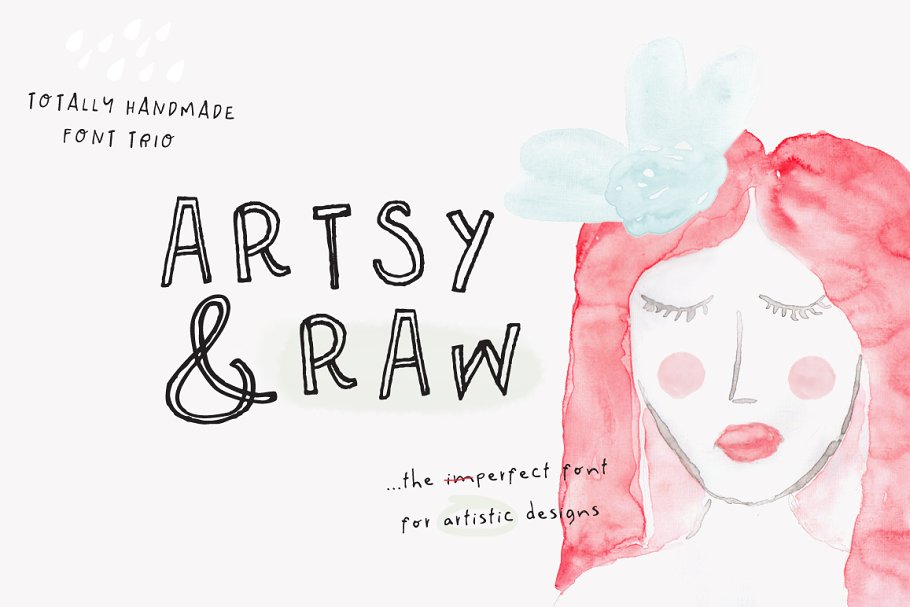 Outline Font   Artsy and Raw Free Download