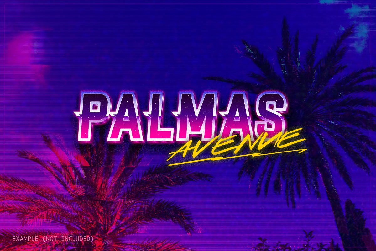 Outrun Forever in Pack Font