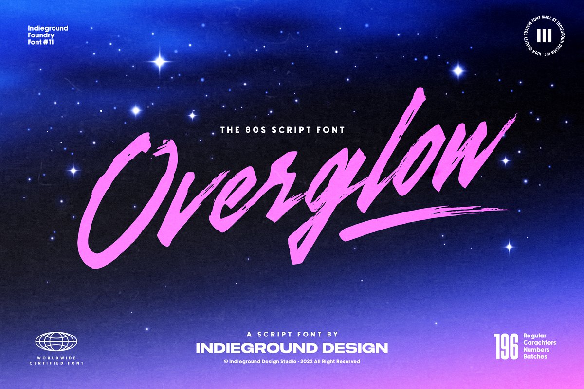 Overglow Font Free Download