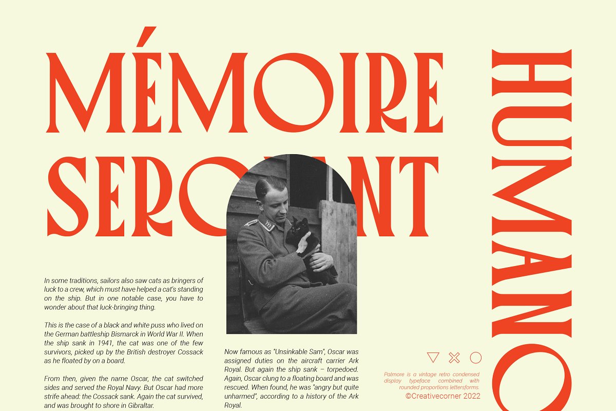 PALMORE Vintage Rounded Serif Font