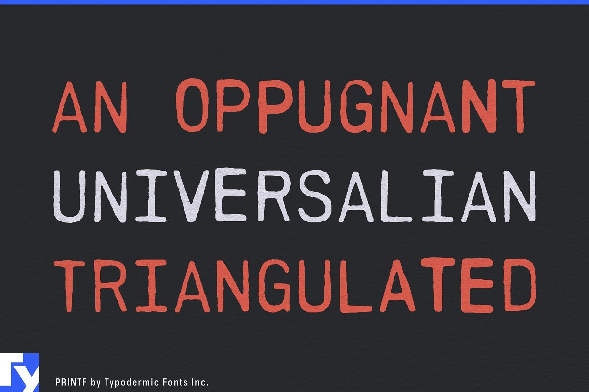 PRINTF Font Free Download