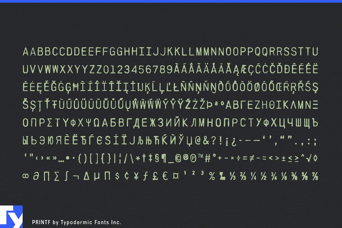 PRINTF Font Free Download