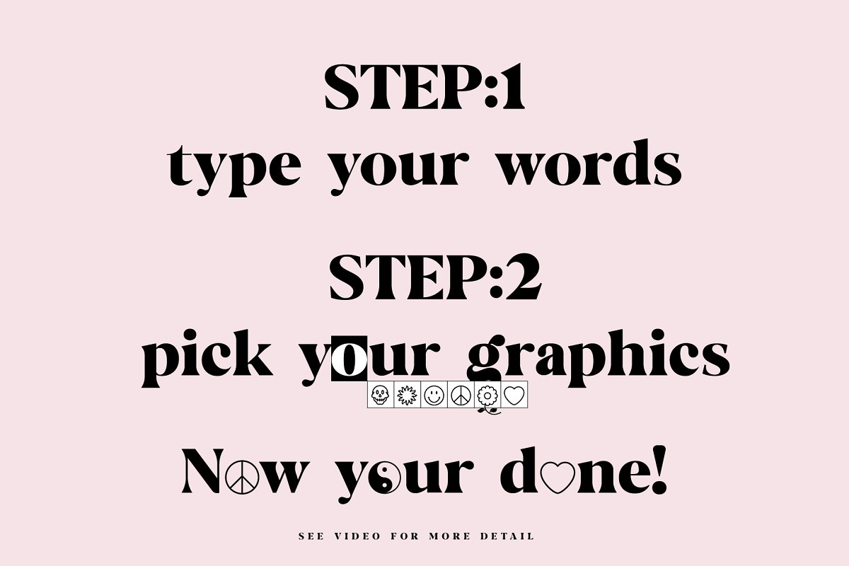 Palm Springs Graphic Font