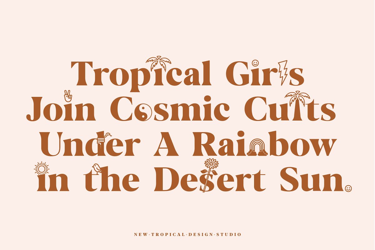 Palm Springs Graphic Font
