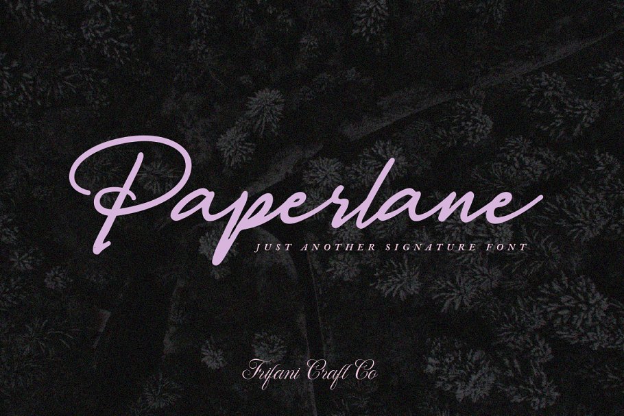 Paperlane Organic hand drawn Font