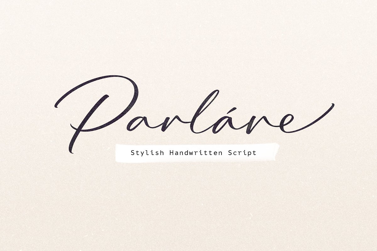 Parlare Signature Script Font Free Download