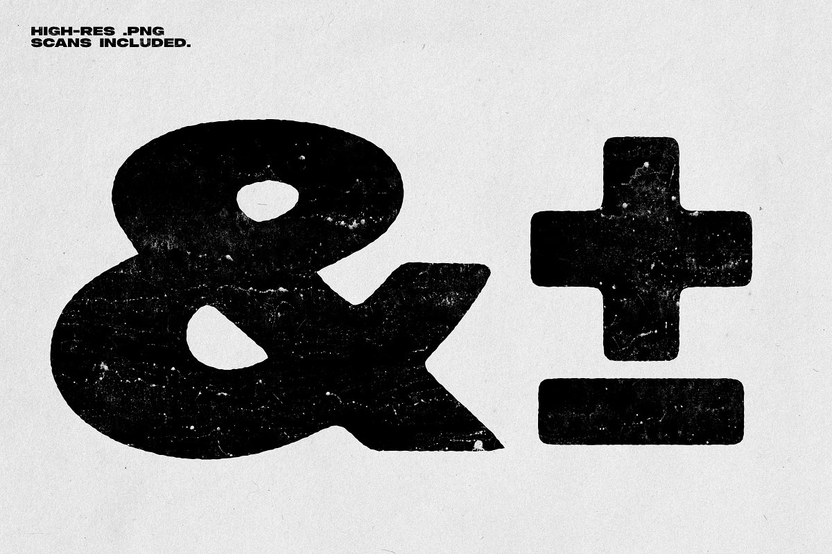 Peckham Press Handmade Type Font