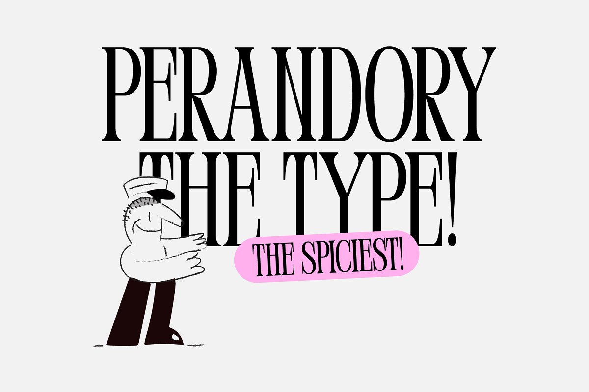 Perandory   Display Type Font Free Download