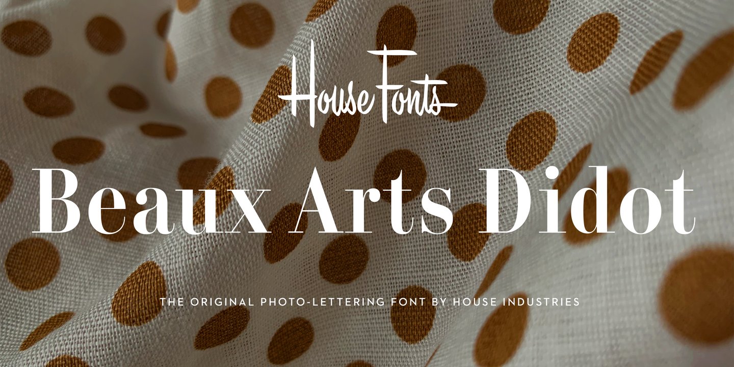Plinc Beaux Arts Didot Font