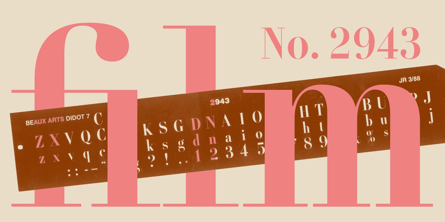 Plinc Beaux Arts Didot Font