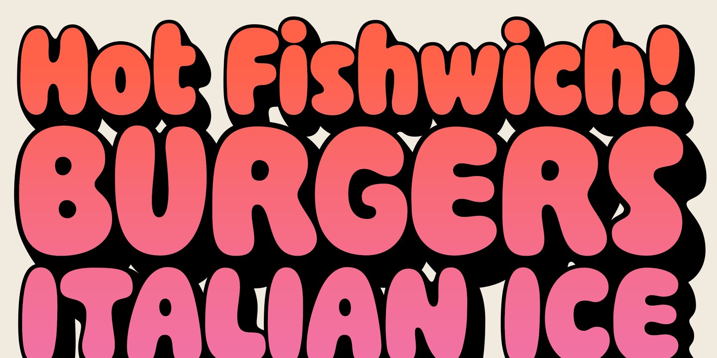 Plinc Bubble Gum Font