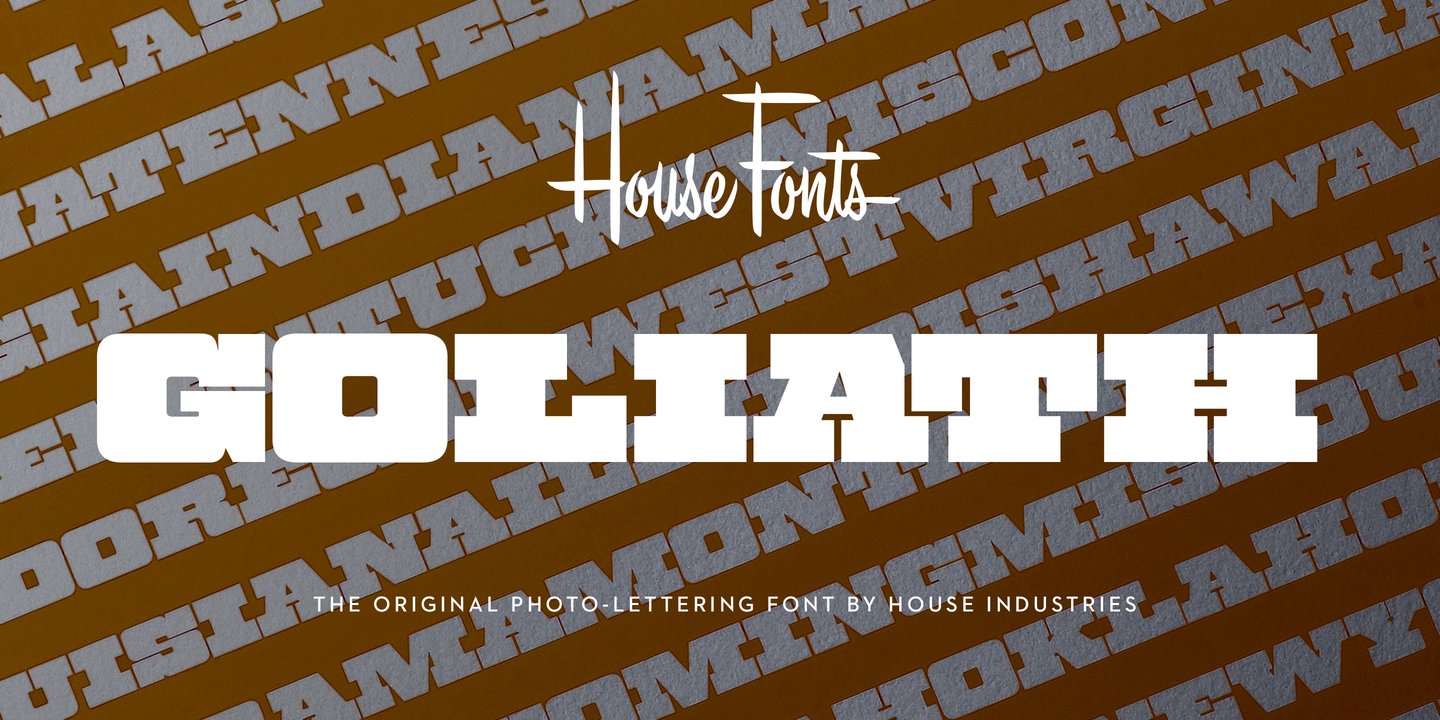 Plinc Goliath Font