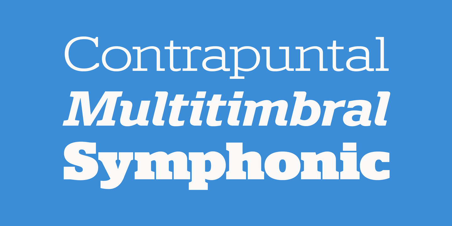 Polyphonic Font
