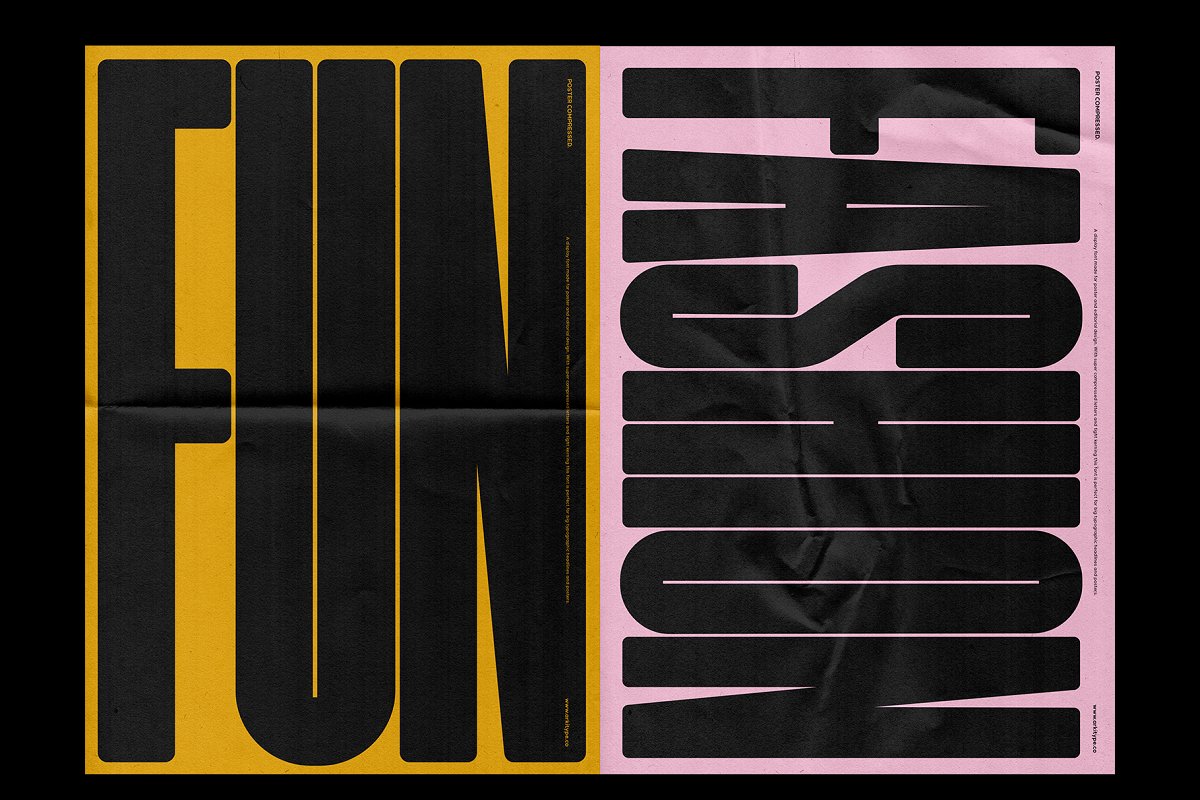 Poster Compressed Font