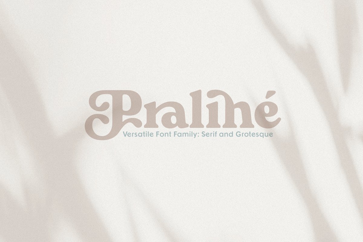 Praline Family Font