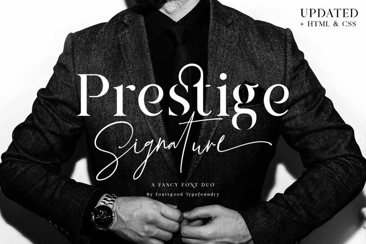 Prestige Signature Serif Script Font