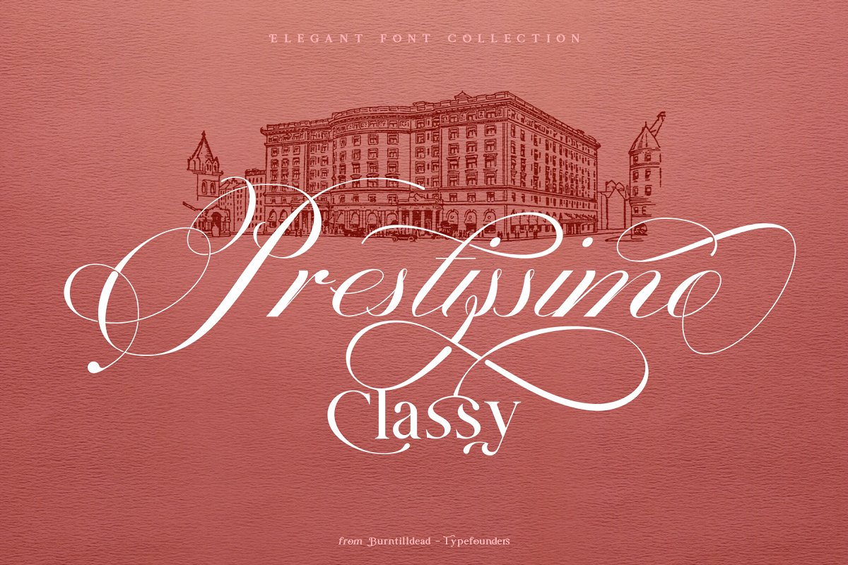 Prestissimo Classy (20% 0FF) Font Free Download