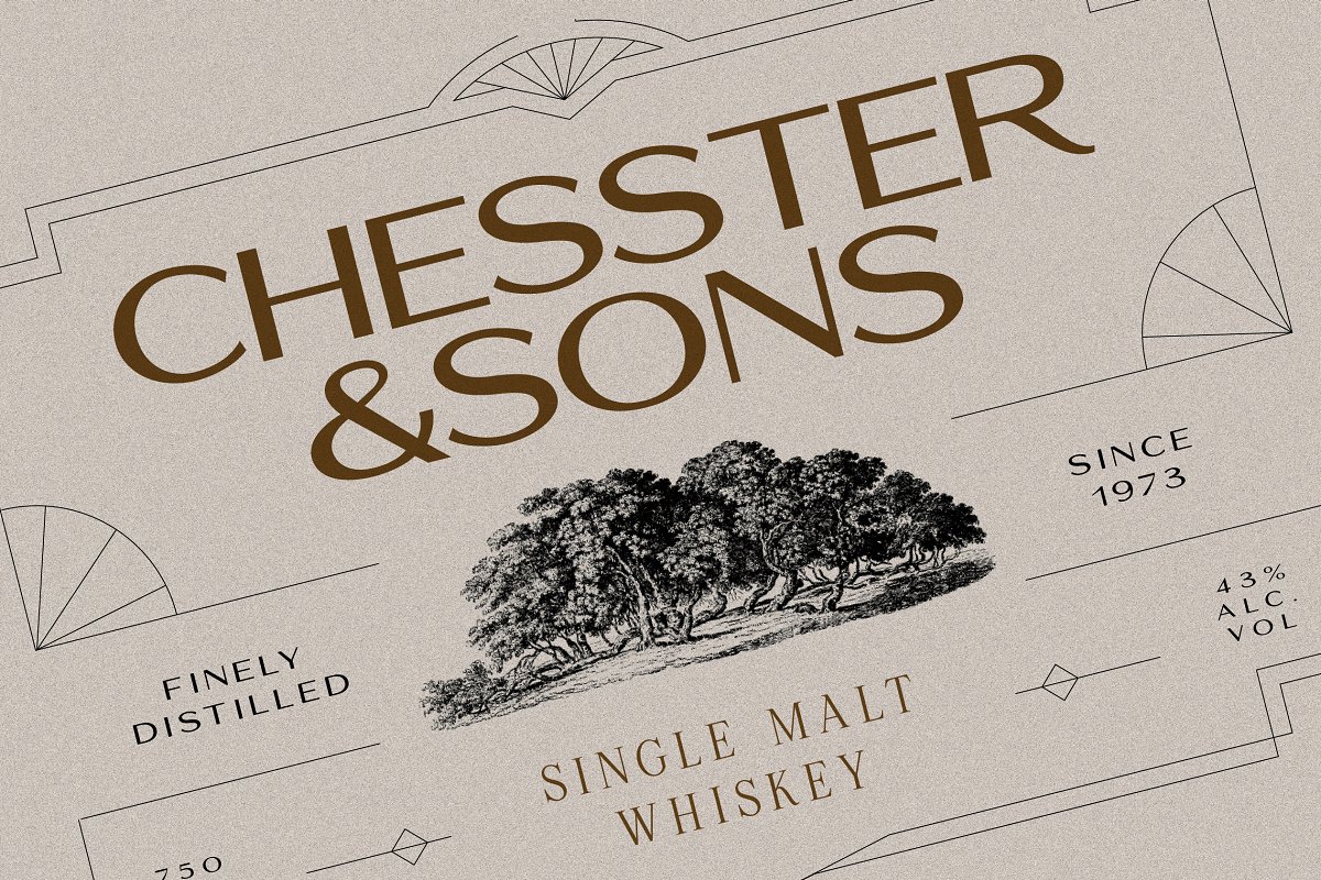 Preston   Classy All caps Sans Font Free Download