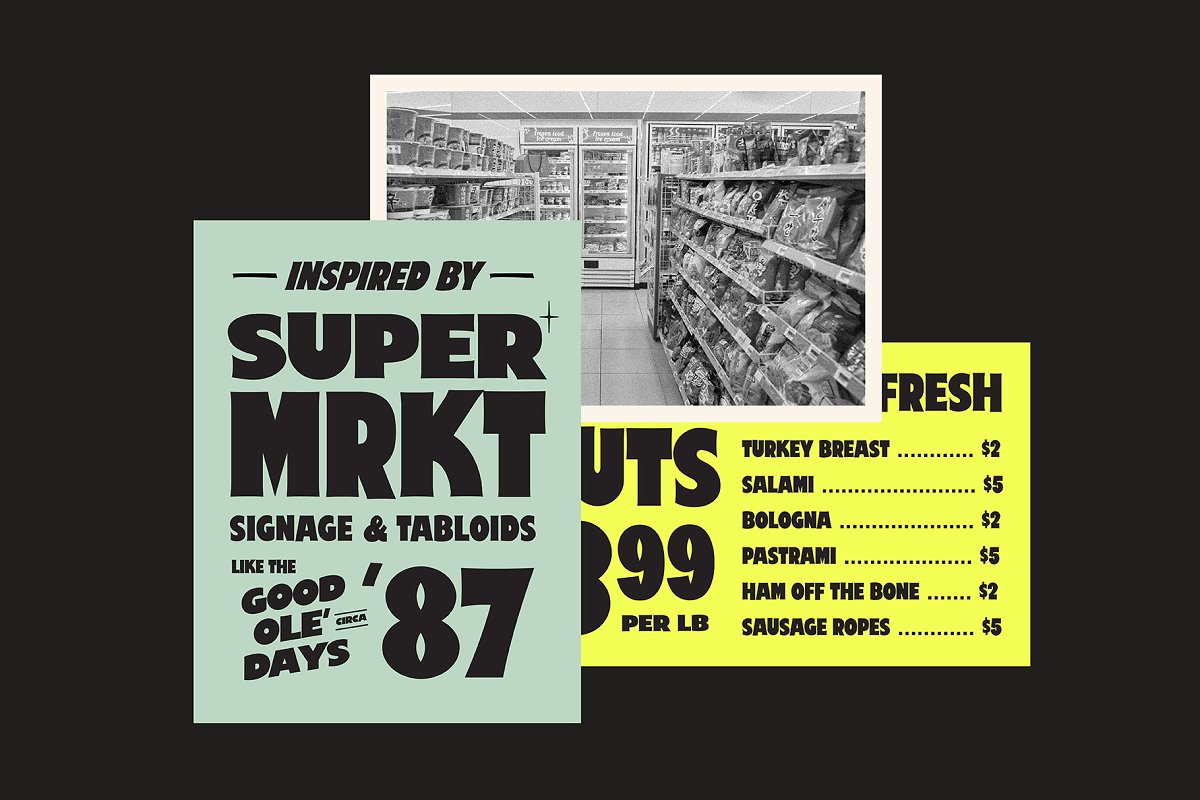 Price Check A Sign Painter Display Font